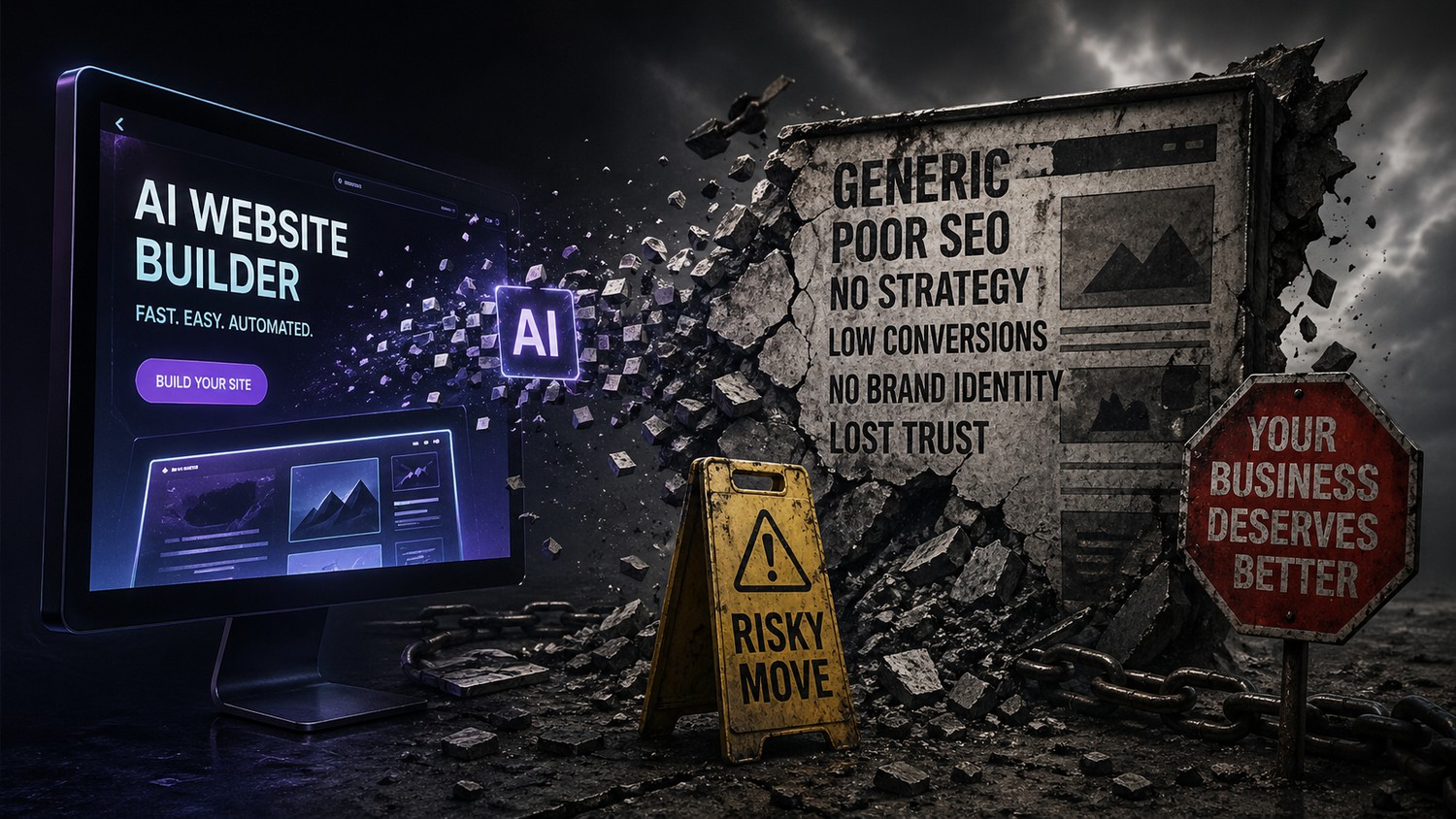 Why Using AI to Build Your Website is Bad