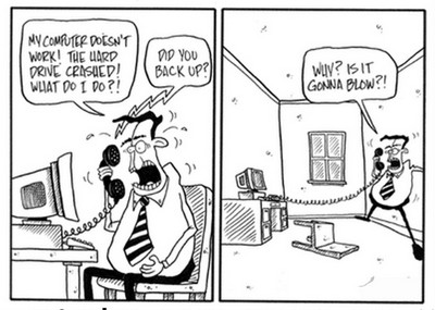 backup cartoon